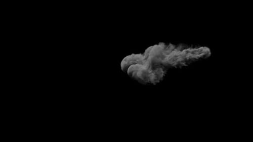 Dynamic Realistic Smoke Burst Animated Effect