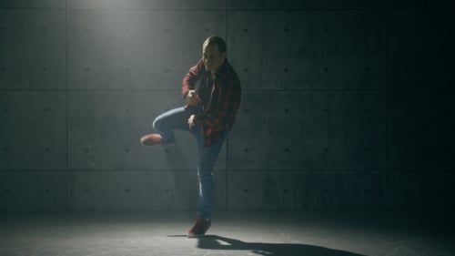 B-Boy Dancing Breakdance
