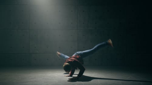 B-Boy Dancing Breakdance