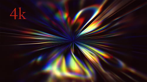 Abstract Colorful Light Rays Warp Effect Background