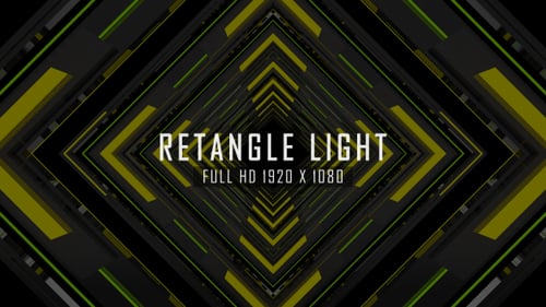 Geometric Glowing Square Tunnel Backgrounds Pack
