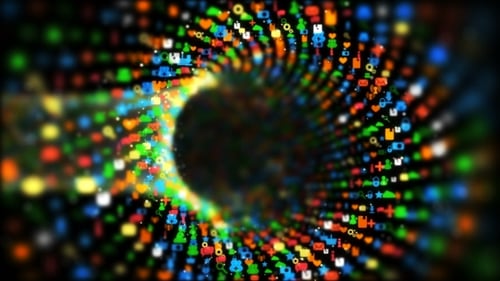 Color Apps Loop Turns Into Torus Left Rotation
