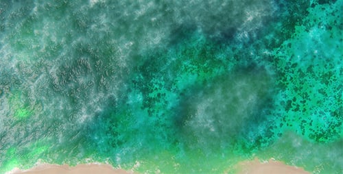 Vista desde arriba de la cala