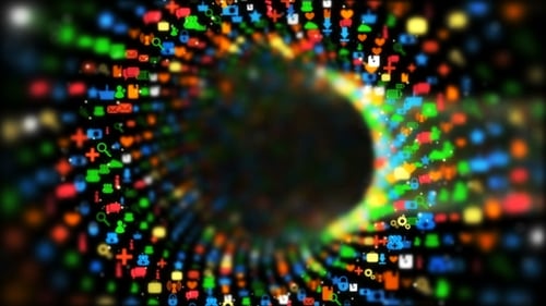 Color Apps Loop Turns Into Torus Right Rotation