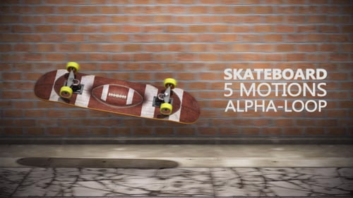 Dynamic 3D Skateboard Tricks Animation for Urban Projects