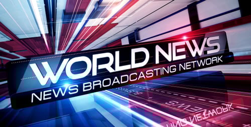 Dynamic News Broadcast Package: Studio and Graphics Kit
