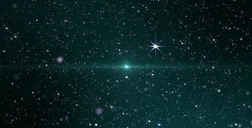 Animated Glittering Space Stars Background