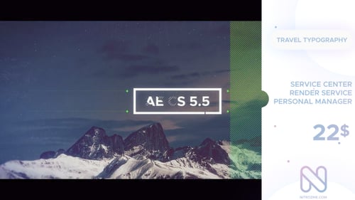 Dynamic Opener with Modern Typography and Geometric Transitions