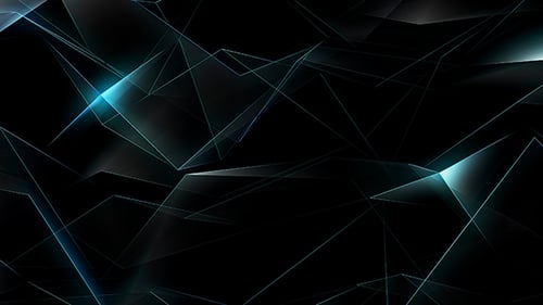 Blue Abstract Polygonal Background Loop