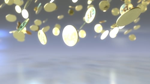 Falling Bitcoin Tokens