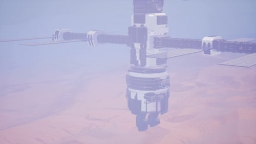 Colony sur la planète Mars