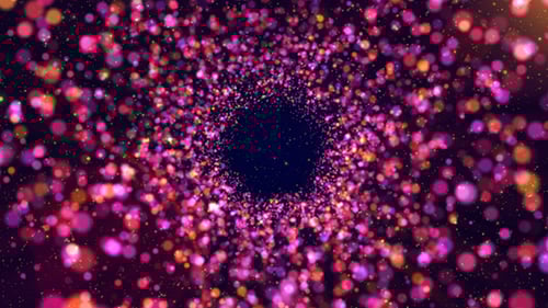 Pink Particles Tunnel