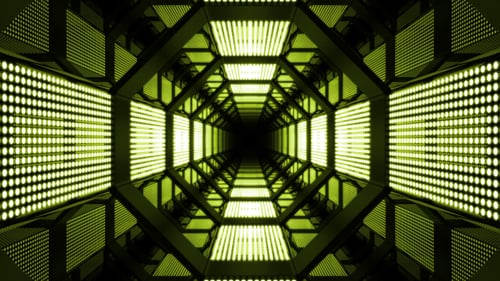 3D Shiny Tunnel