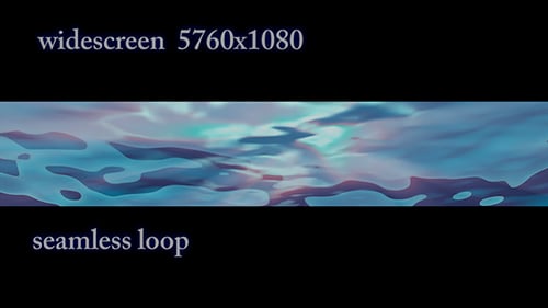 Blaues Unterwasserlicht Widescreen