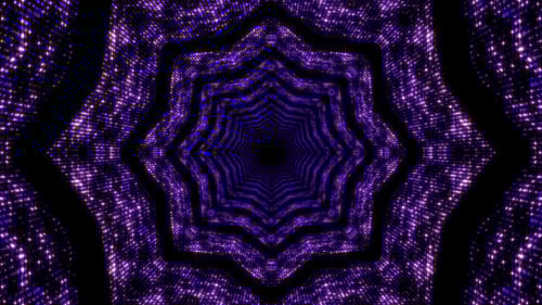 Purple Particle Tunnel