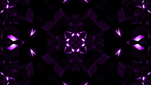 Futuristic Purple Geometric Light Pulse Background