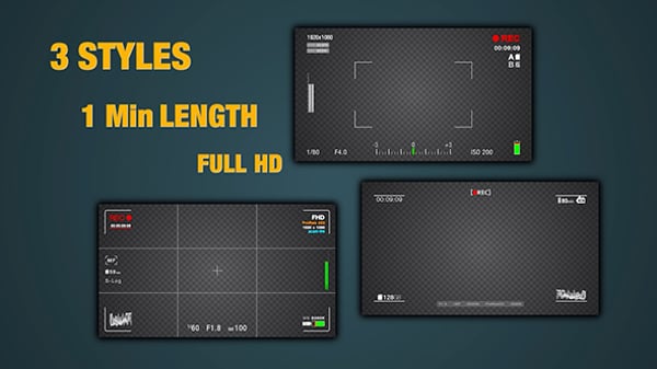 Camera Recording, Interface Effects Motion Graphics ft. camcorder ...