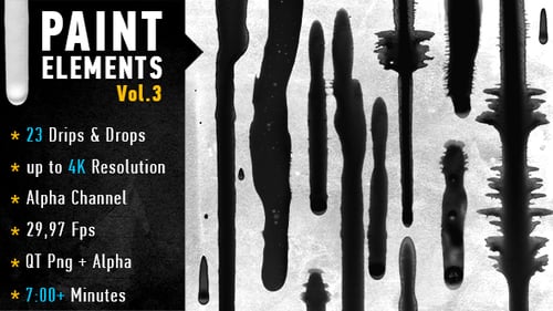 Paint Elements Vol.3 - Drips & Drops