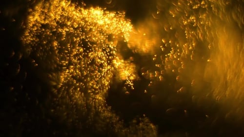 Wirbelnder goldener Hintergrund