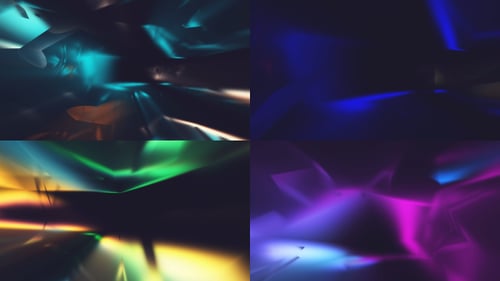 Bunte Strahlen