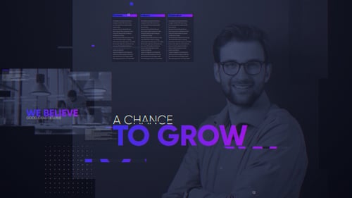 Dynamic Corporate Opener with Modern Digital Glitch Effects