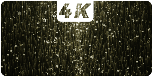 Elegant Golden Starfall Awards Ceremony Looping Background