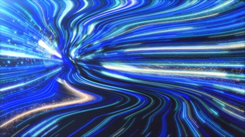Feiertags-Blue-Lines-Partikel