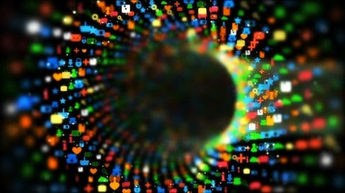 Color Apps Loop Turns Into Torus Right Rotation