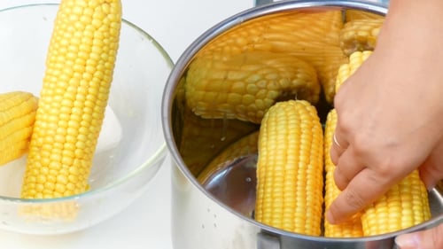 Preparing Delicious Yellow Corn on the Cob