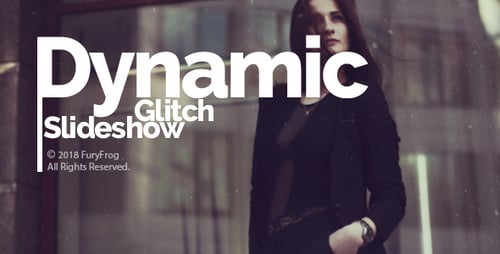 Dynamic Glitch Slideshow