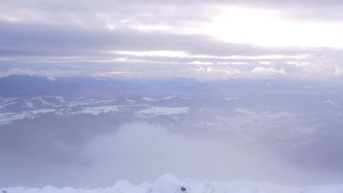 Snowy Winter Landscape Mountain