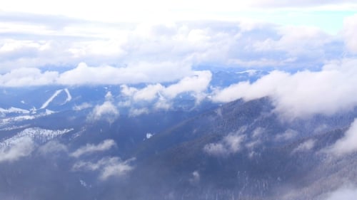 Snowy Winter Landscape Mountain