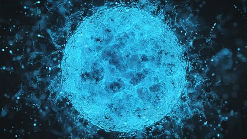 Abstraktes blaues Energi