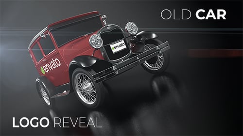 Old Car Logo Reveal