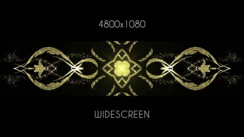 Goldene abstrakte Dekoration