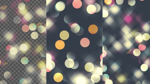 Soft Pastel Colored Bokeh Loop