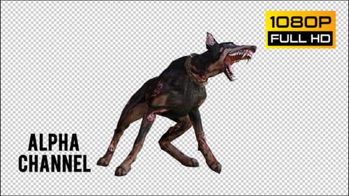 Dog Zombie 3 Realistic Pack 5