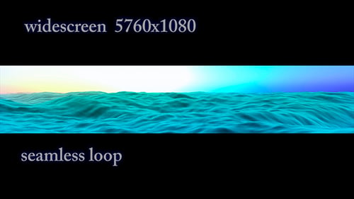 Breitbild Rainbow Ocean