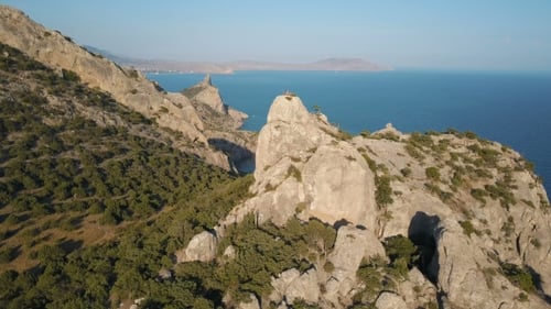 Amazing View of Karaul-oba Mountain in Crimea
