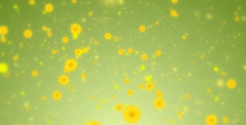 Grüne Frühlingsblumen