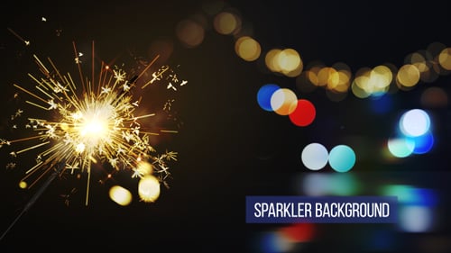 Loop-able Sparkler Background And Assets V2