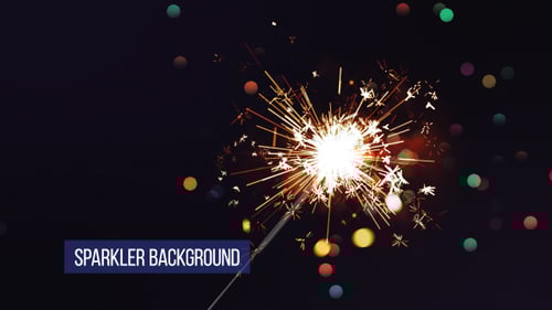 Loop-able Sparkler Background And Assets