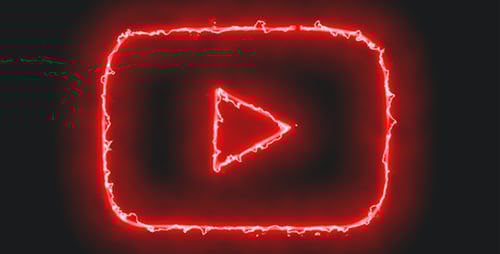 Neon Animated Social Media Icons Pack