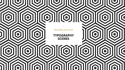 Grafica / Minimalistic Typography Scenes