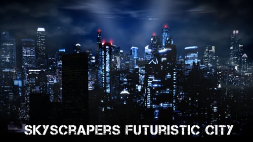 Skyscrapers Futuristic City