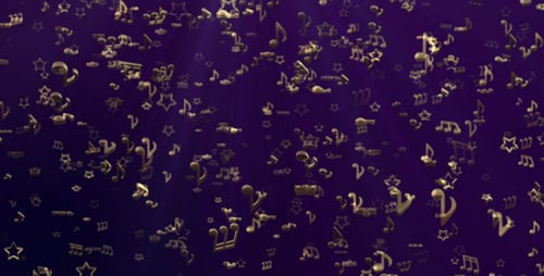 Stars And Music Notes