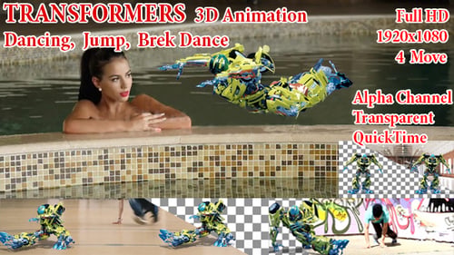 Transformers 3D Tanzen