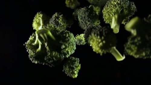 Fleurons de brocoli verts