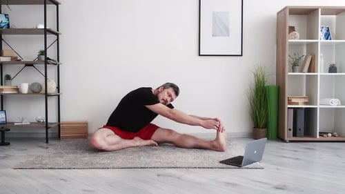 Treinamento on-line para homens motivados por cuidados de saúde e fitness
