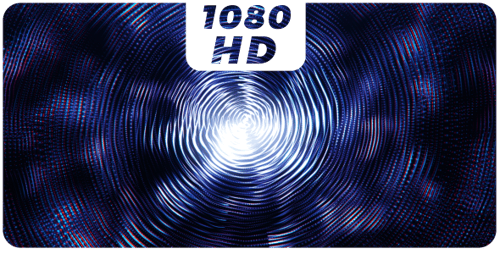 Glowing Abstract Particle Wave Motion Background